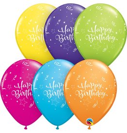 11" Birthday Shining Star Balloon (Without Helium)