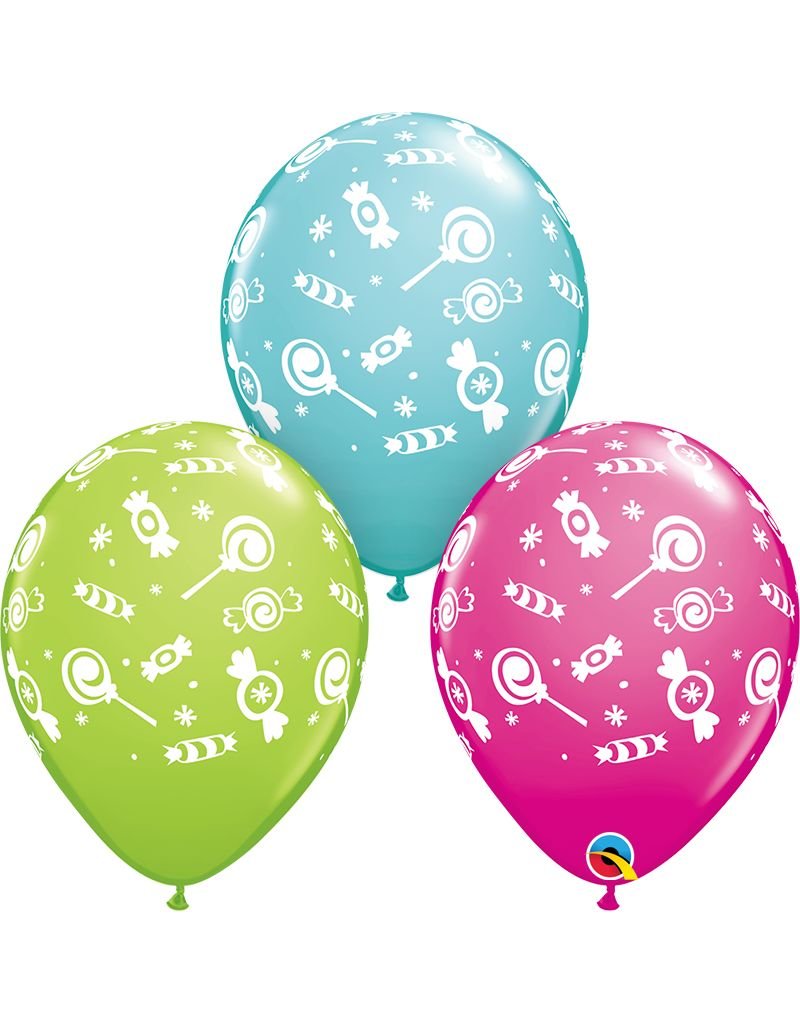 11" Candies Around Balloon (Without Helium)