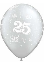 11" 25th Anniversary Balloon (Without Helium)