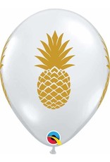 11" Clear Pineapple Balloon (Without Helium)