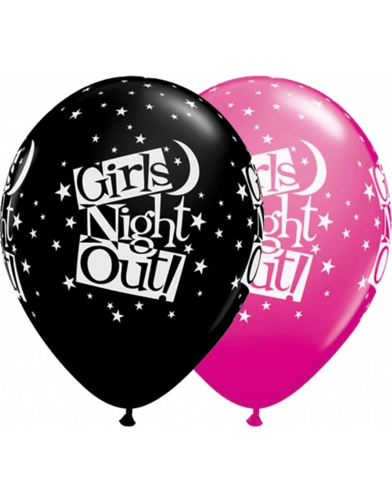 11" Girls Night Out Stars Balloon (Without Helium)