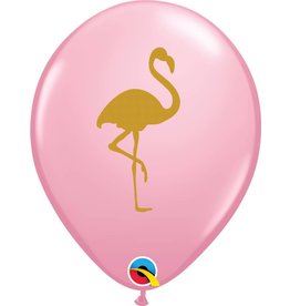 11" Pink Flamingo Balloon (Without Helium)