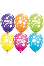 11"  Good Luck Dots Balloon (Without Helium)