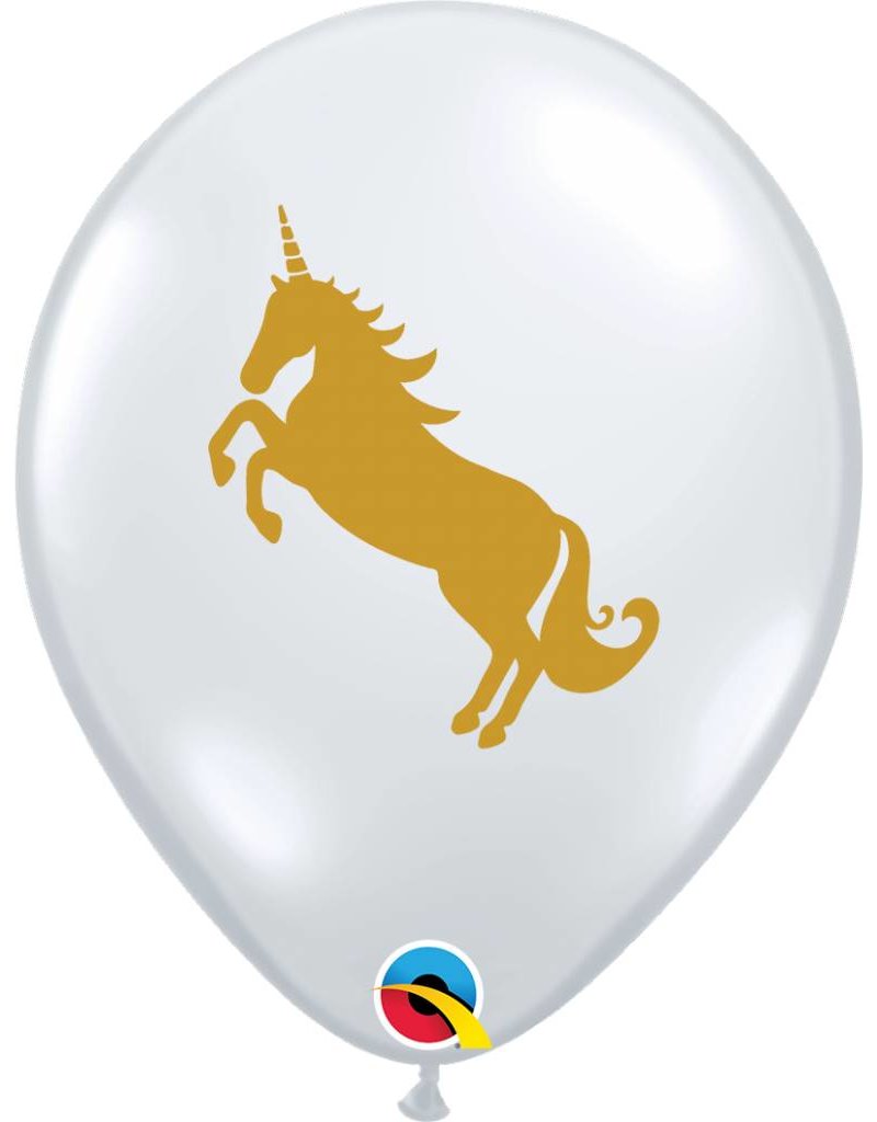 11" Unicorn Balloon (Without Helium)