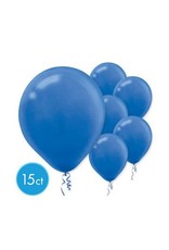 Bright Royal Blue 12" Latex Balloons (15)