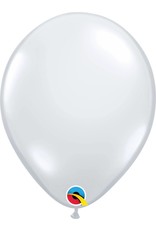 11" Diamond Clear Latex Balloon (Without Helium)
