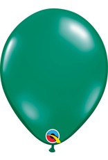 11" Emerald Green Latex Balloon (Without Helium)