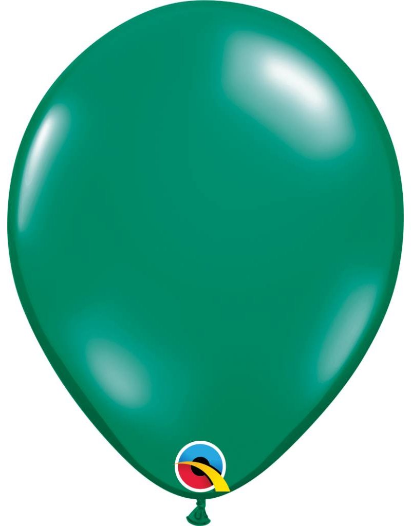 11" Emerald Green Latex Balloon (Without Helium)