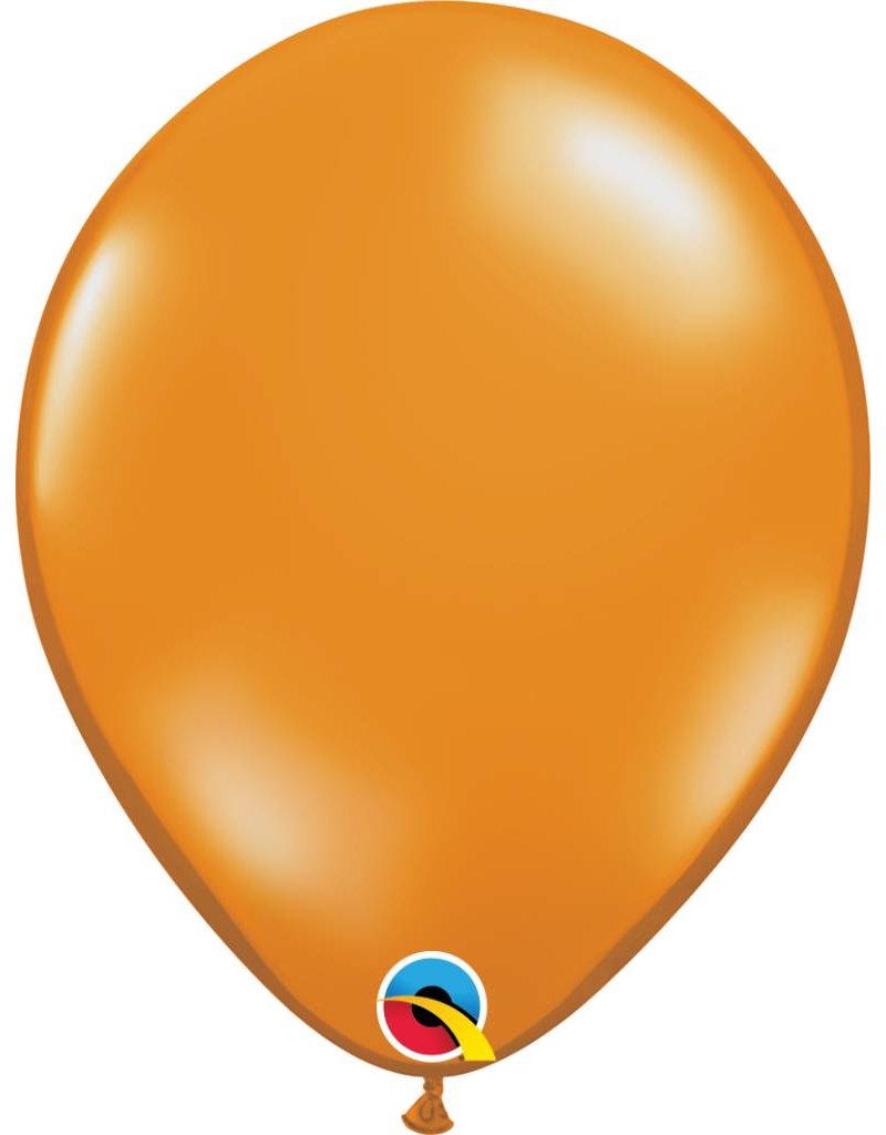 11" Mandarin Orange Latex Balloon (Without Helium)