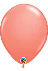 11" Coral Latex Balloon (Without Helium)