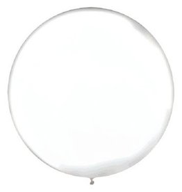 24" Clear Balloon (With Helium)