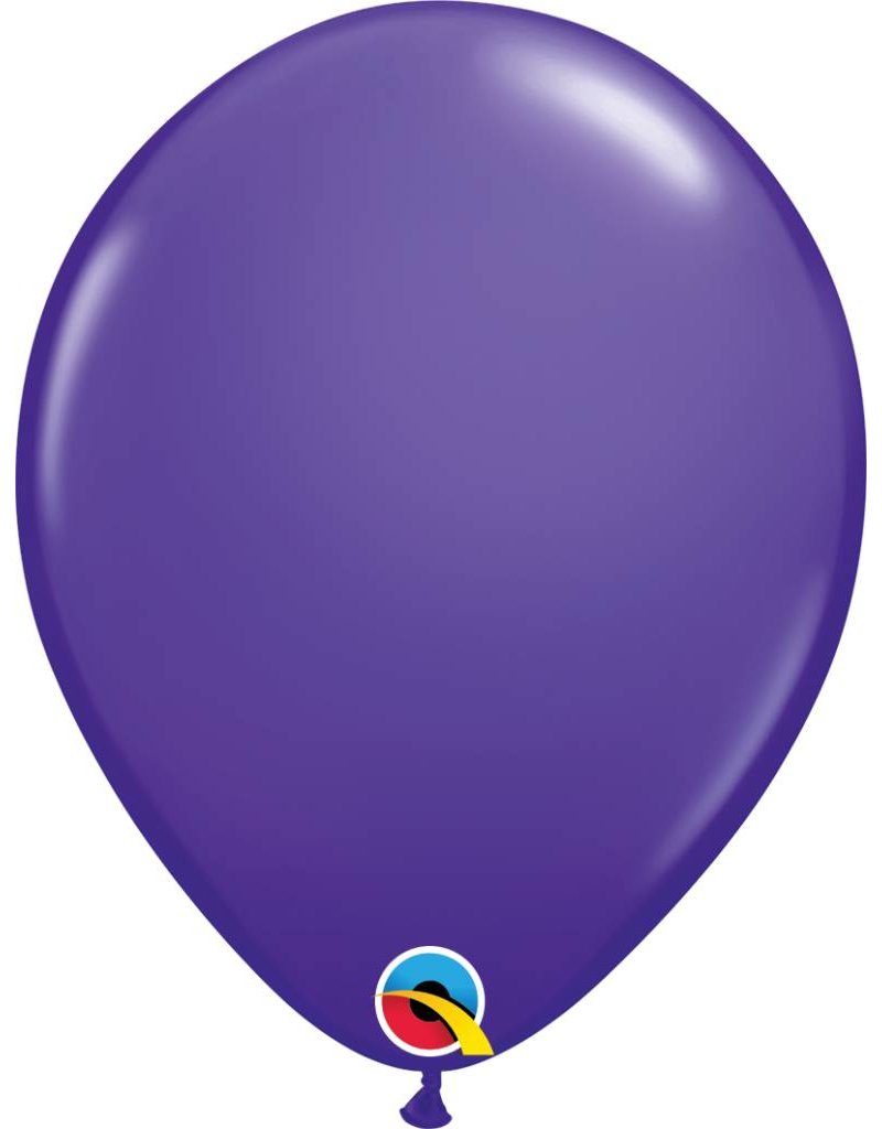 11" Purple Violet Latex Balloon (Without Helium)