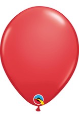 11" Red Latex Balloon (Without Helium)