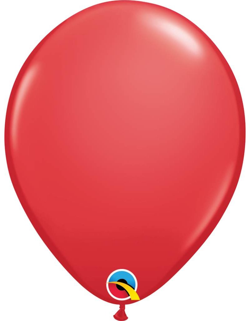 11" Red Latex Balloon (Without Helium)