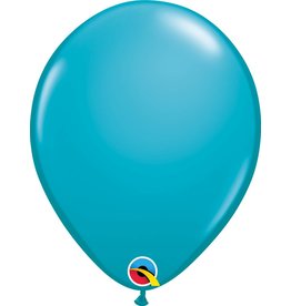 11" Tropical Teal Latex Balloon (Without Helium)
