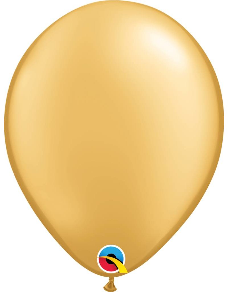 11" Gold Latex Balloon (Without Helium)