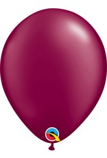 11" Pearl Burgundy Latex Balloon (Without Helium)