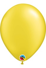 11" Pearl Citrine Yellow Latex Balloon (Without Helium)