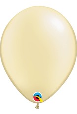 11" Pearl Ivory Latex Balloon (Without Helium)