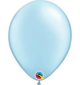 11" Pearl Light Blue Latex Balloon (Without Helium)