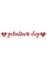 Galentine's Day Ribbon Letter Banner