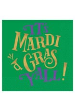 Mardi Gras Y'all Beverage Napkins (16)