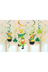 St. Patrick's Day Foil Swirl Value Pack (12)