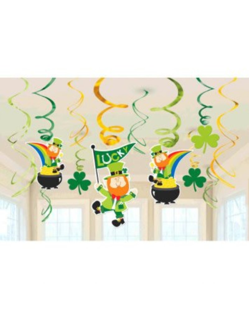 St. Patrick's Day Foil Swirl Value Pack (12)