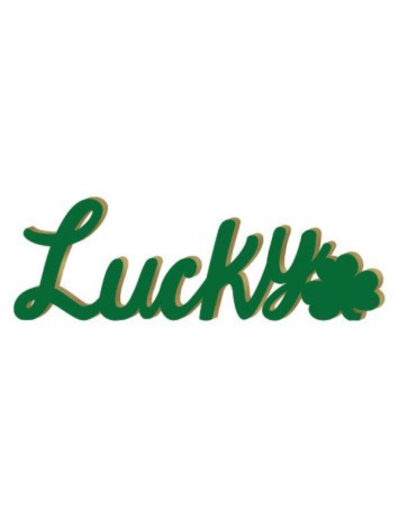 Lucky Script Sign