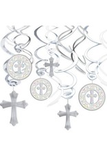 Communion Value Pack Foil Swirl Decorations
