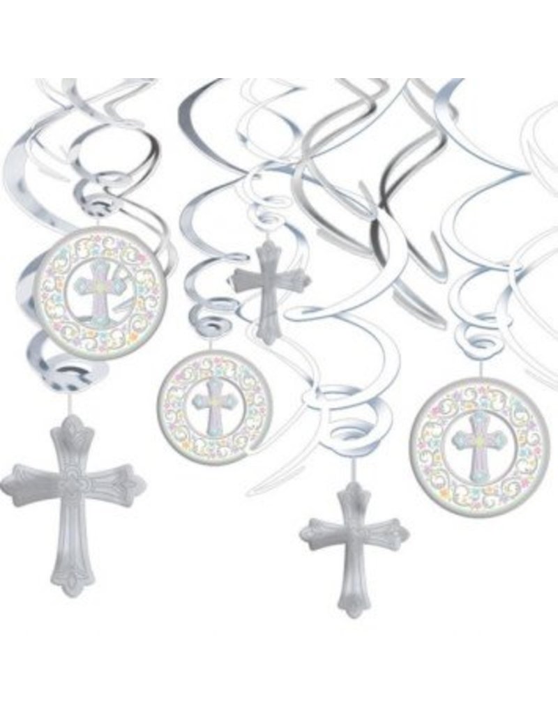 Communion Value Pack Foil Swirl Decorations