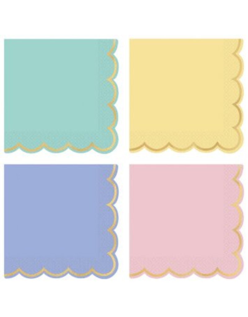 Spring Pastels Luncheon Napkins (16)