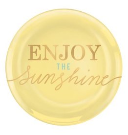 Enjoy the Sunshine 7 1/2" Coupe Plates  (4)