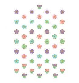 Spring Super Value Mini Glitter Cutouts (50)