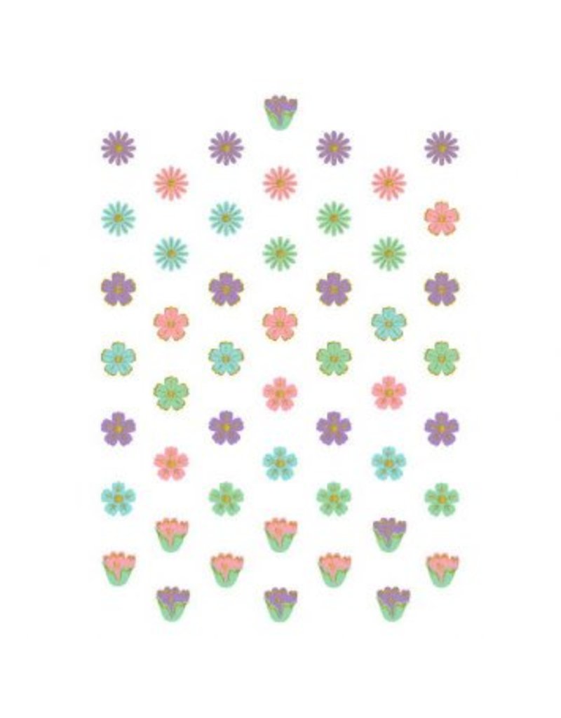 Spring Super Value Mini Glitter Cutouts (50)