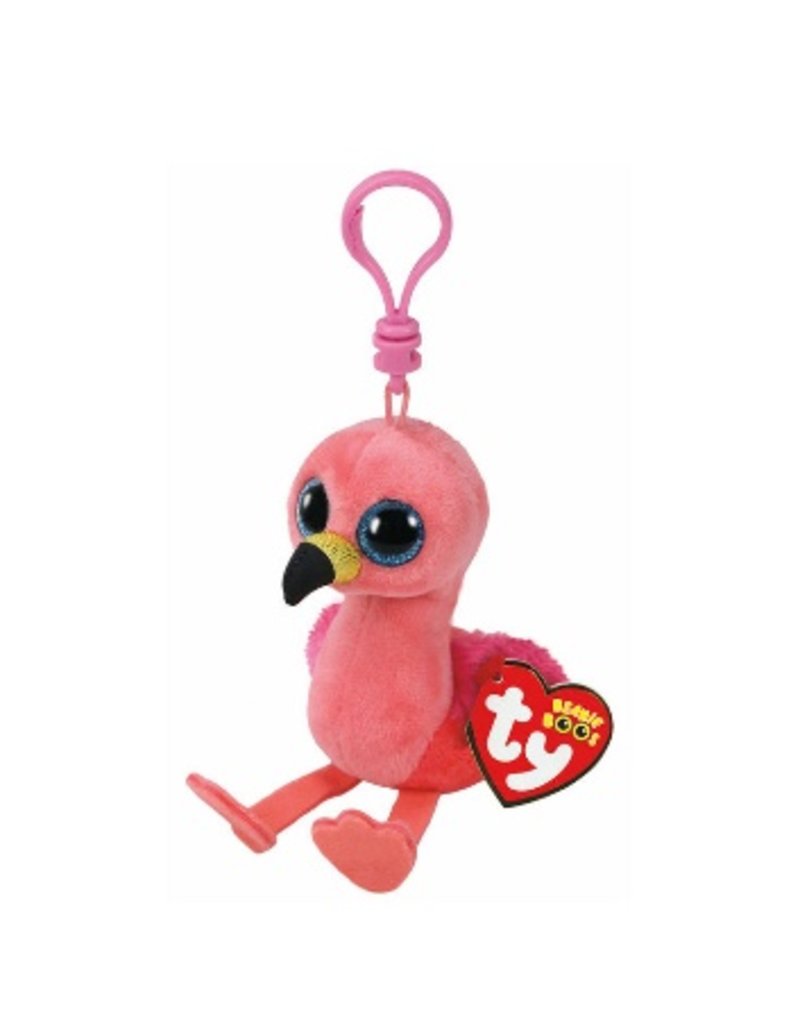 Beanie Boos Flamingo Gilda Keychain