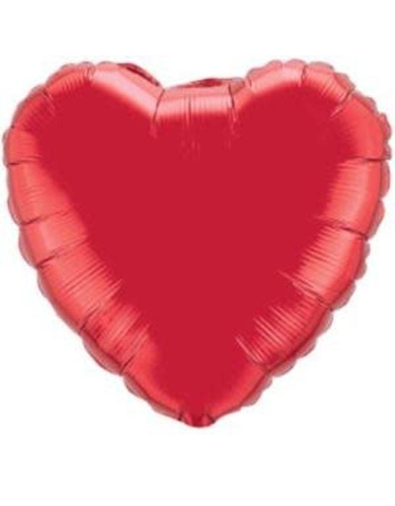 Ruby Red Heart 36" Mylar Balloon