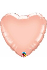 Rose Gold Heart 36" Mylar Balloon