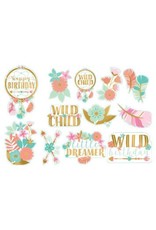 Boho Birthday Girl Value Pack Cutouts