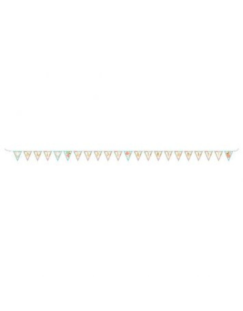 Boho Birthday Girl Pennant Banner