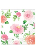 Floral Baby Beverage Napkins (16)