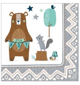 Bear-ly Wait Beverage Napkins (16)