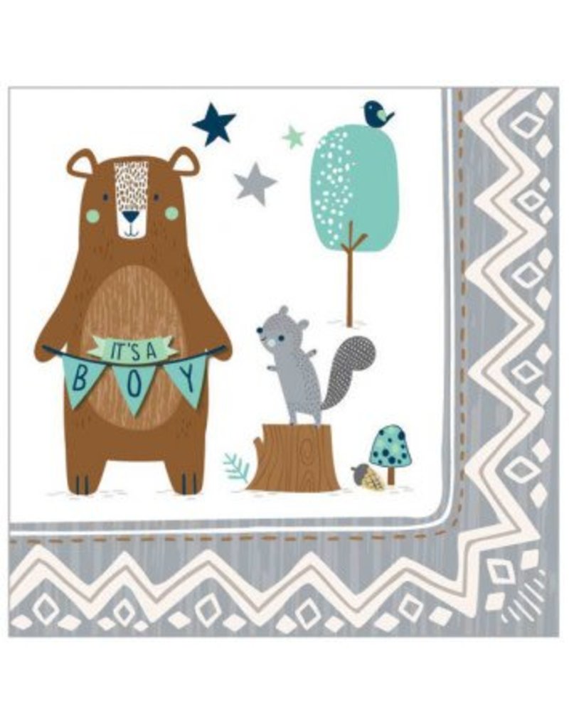 Bear-ly Wait Beverage Napkins (16)