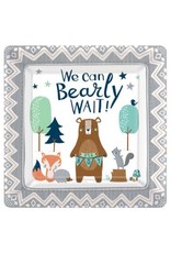 Bear-ly Wait Square 10" Plates (8)