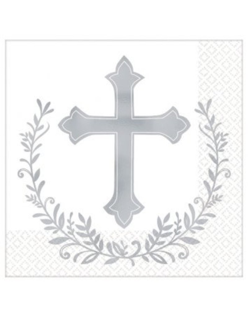 Cross Beverage Napkins - Hot-Stamped (16)