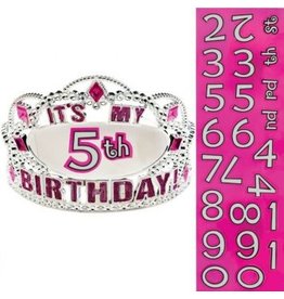 Customized Happy Birthday Tiara