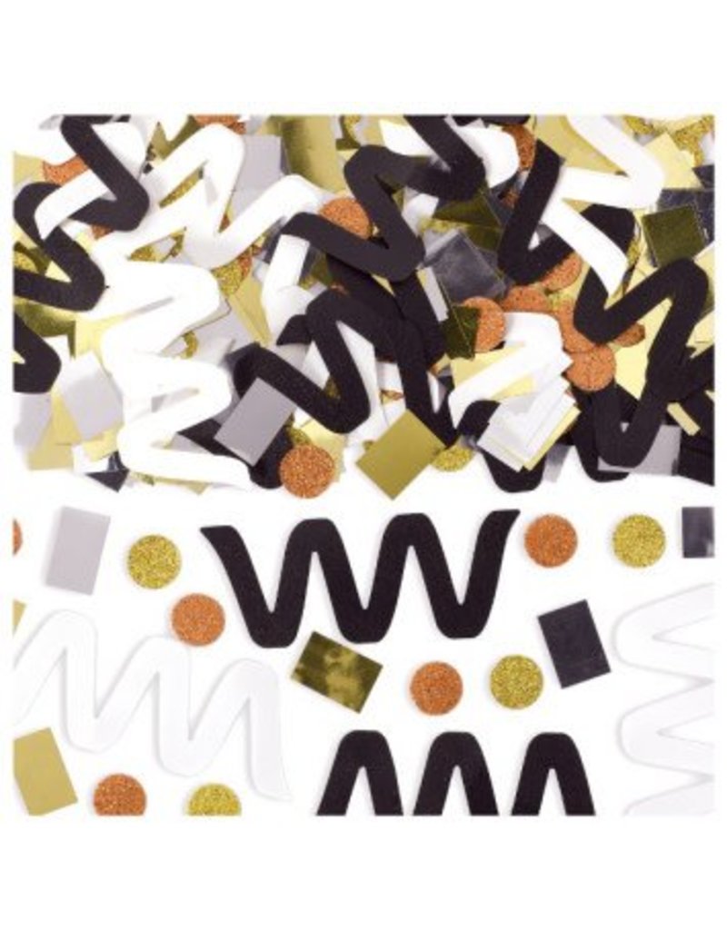 New Mix Confetti - Black, Silver, Gold