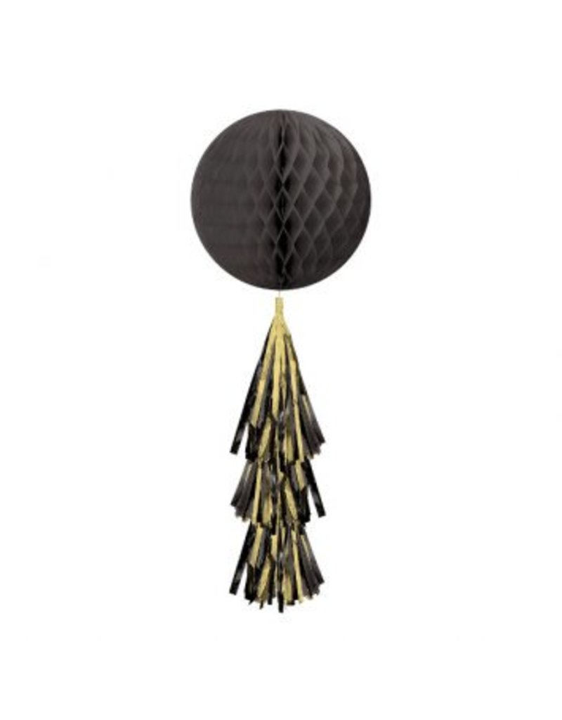 Black Honeycomb Ball w/ Tail