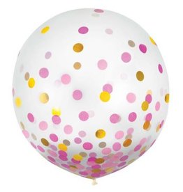 24" Confetti Filled Balloon (With Helium)