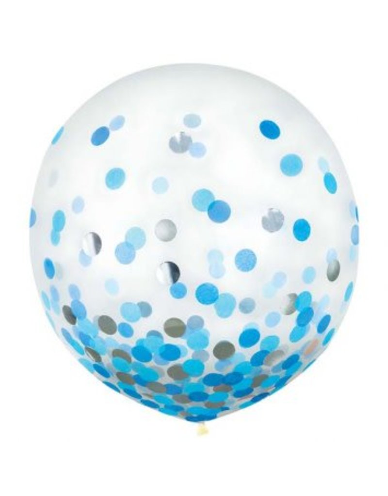 24" Confetti Filled Balloon (With Helium)